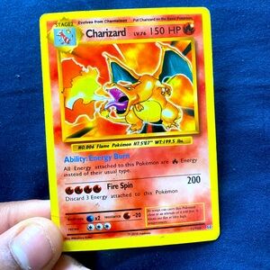 RARE 1999 Collectable Charizard Pokémon card